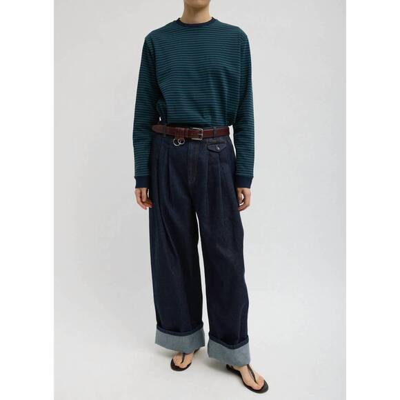 TIBI Denim - NEW TIBI denim triple pleat jean in indigo